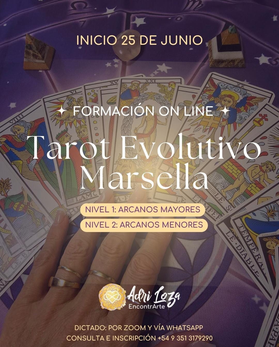NUEVA FECHA PARA LA FORMACION DE TAROT - Junio 2025